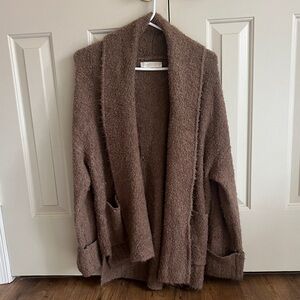 Abercrombie & Fitch Brown Cardigan Sweater